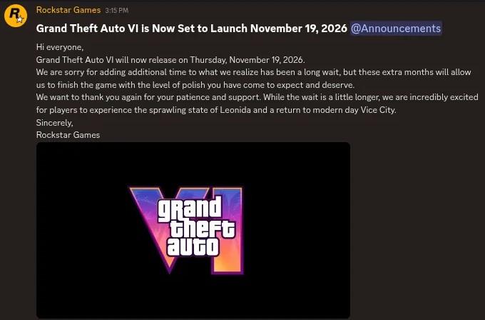 Phản ứng cộng đồng với thông báo hoãn GTA 6 Cộng đồng game thủ thất vọng về tin hoãn GTA 6