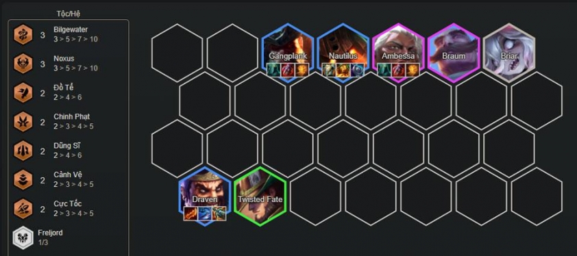 Giữa game slowroll nâng cấp tướng